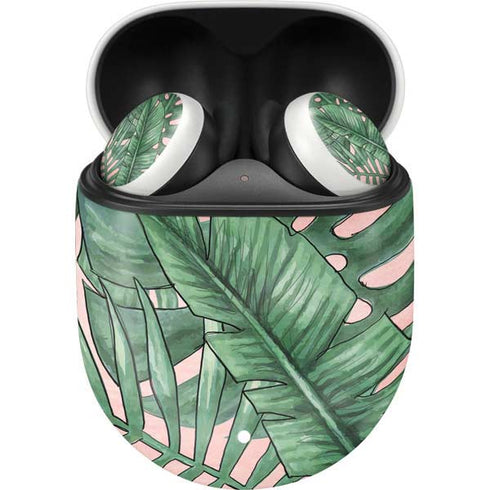 Spring Palm Leaves Google Pixel Buds Skin