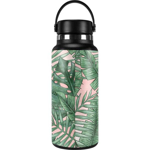 Spring Palm Leaves Hydro Flask 32oz Wide Mouth Skin