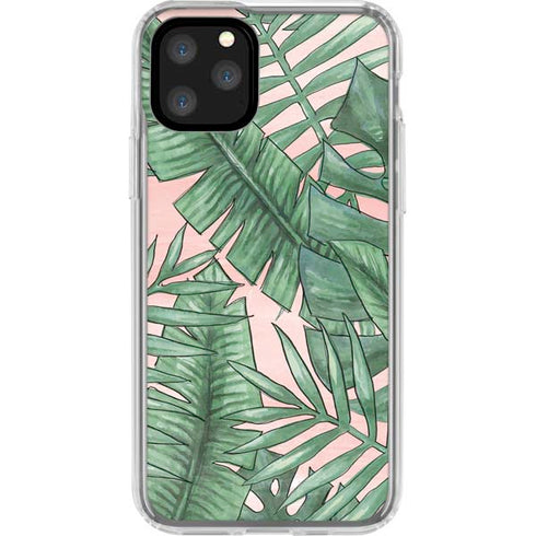 Spring Palm Leaves iPhone 11 Pro Clear Case