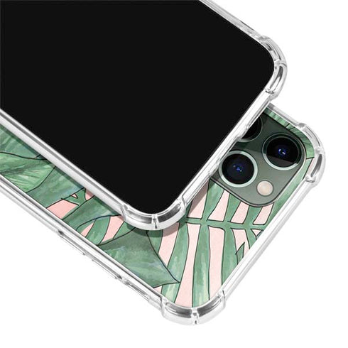Spring Palm Leaves iPhone 11 Pro Max Clear Case