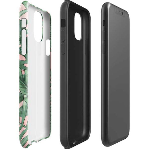 Spring Palm Leaves iPhone 11 Pro Max Impact Case