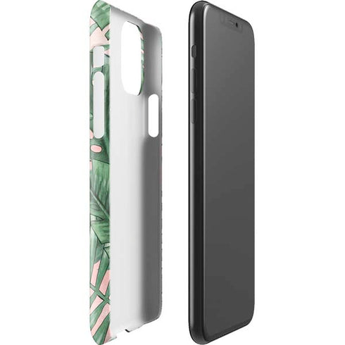 Spring Palm Leaves iPhone 11 Pro Max Lite Case