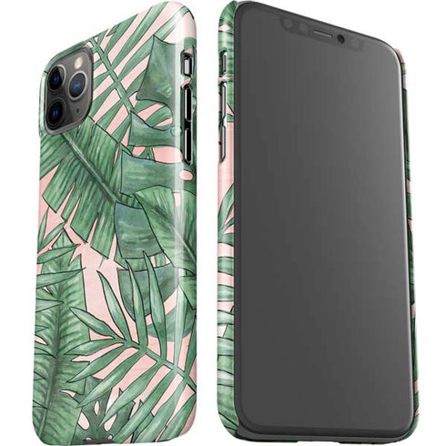 Spring Palm Leaves iPhone 11 Pro Max Lite Case