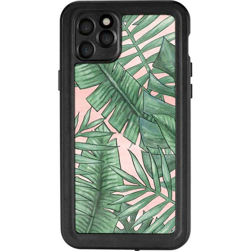 Spring Palm Leaves iPhone 11 Pro Max Waterproof Case