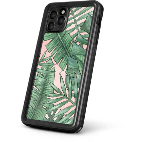 Spring Palm Leaves iPhone 11 Pro Waterproof Case