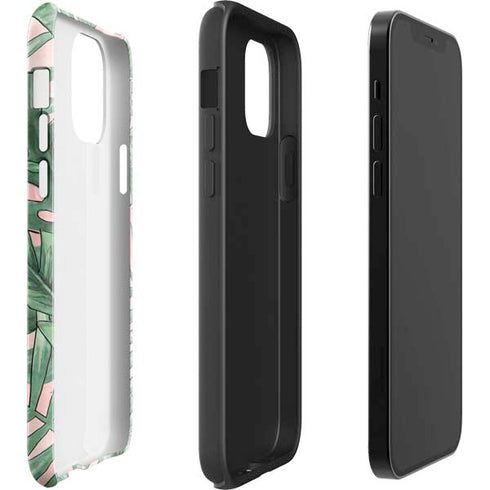 Spring Palm Leaves iPhone 12 Impact Case