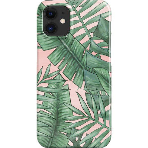 Spring Palm Leaves iPhone 12 Mini Lite Case