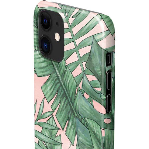Spring Palm Leaves iPhone 12 Mini Lite Case