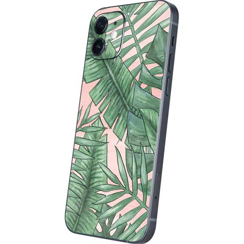 Spring Palm Leaves iPhone 12 Mini Skin