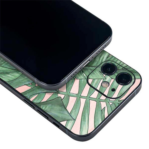 Spring Palm Leaves iPhone 12 Mini Skin