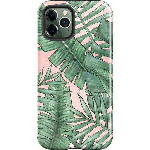 Spring Palm Leaves iPhone 12 Pro Impact Case
