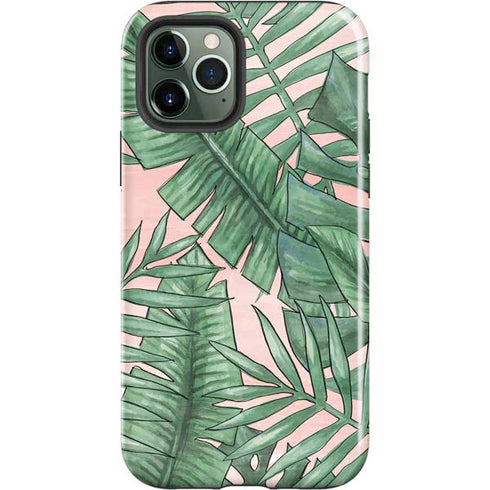 Spring Palm Leaves iPhone 12 Pro Max Impact Case