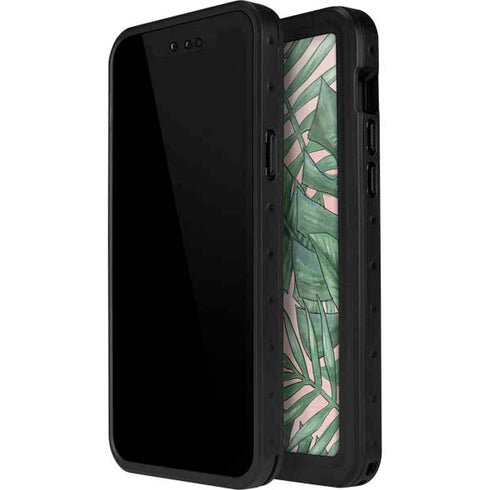 Spring Palm Leaves iPhone 12 Pro Waterproof Case