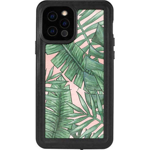 Spring Palm Leaves iPhone 12 Pro Waterproof Case