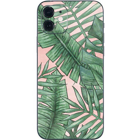 Spring Palm Leaves iPhone 12 Skin
