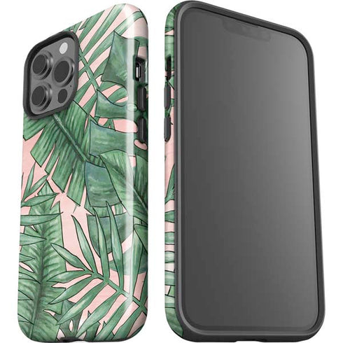 Spring Palm Leaves iPhone 13 Pro Max Impact Case