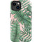 Spring Palm Leaves iPhone 15 Plus Impact Case