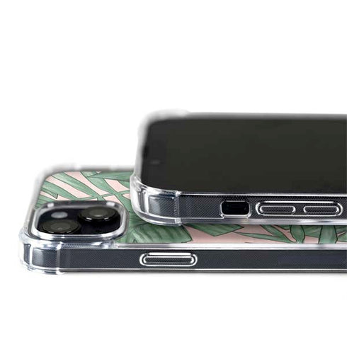 Spring Palm Leaves iPhone 15 Plus MagSafe Case