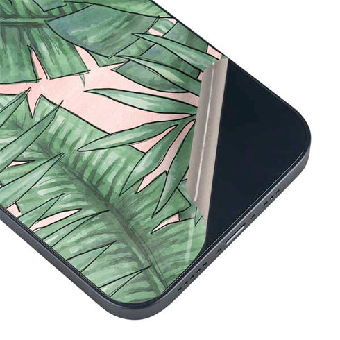 Spring Palm Leaves iPhone 15 Plus Skin