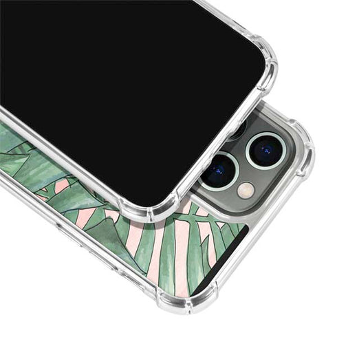 Spring Palm Leaves iPhone 15 Pro Clear Case