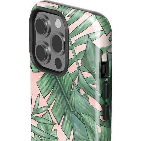 Spring Palm Leaves iPhone 15 Pro Impact Case
