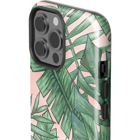 Spring Palm Leaves iPhone 14 Pro Max Impact Case