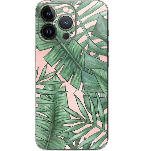 Spring Palm Leaves iPhone 15 Pro Skin