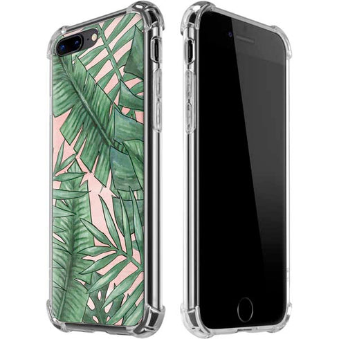 Spring Palm Leaves iPhone 7/8 Plus Clear Case