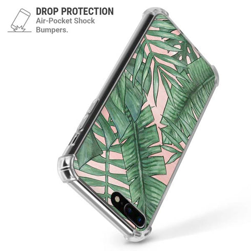 Spring Palm Leaves iPhone 7/8 Plus Clear Case