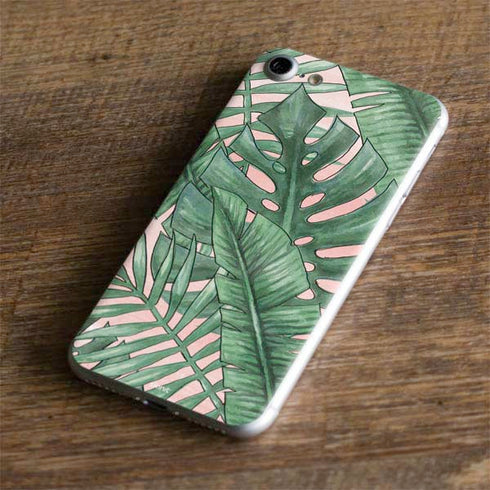 Spring Palm Leaves iPhone 7 Skin