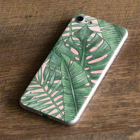 Spring Palm Leaves iPhone 8 Skin