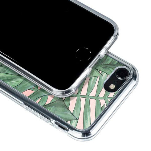 Spring Palm Leaves iPhone SE (2nd & 3rd Gen) Clear Case