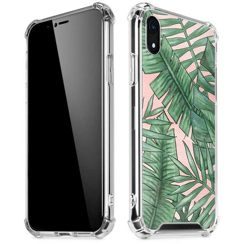 Spring Palm Leaves iPhone XR Clear Case