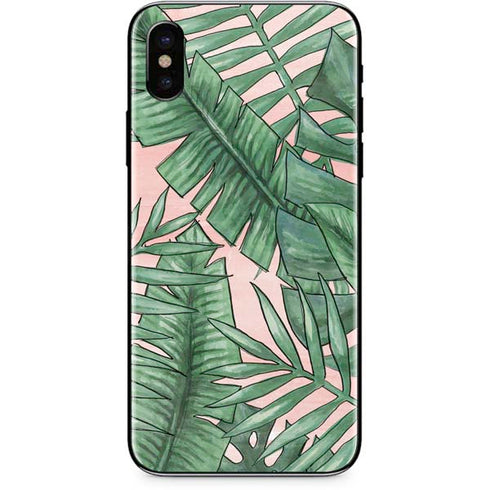 Spring Palm Leaves iPhone XS Max Skin