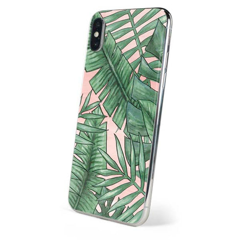 Spring Palm Leaves iPhone XS Skin