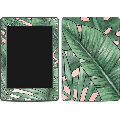 Spring Palm Leaves Amazon Kindle Skin