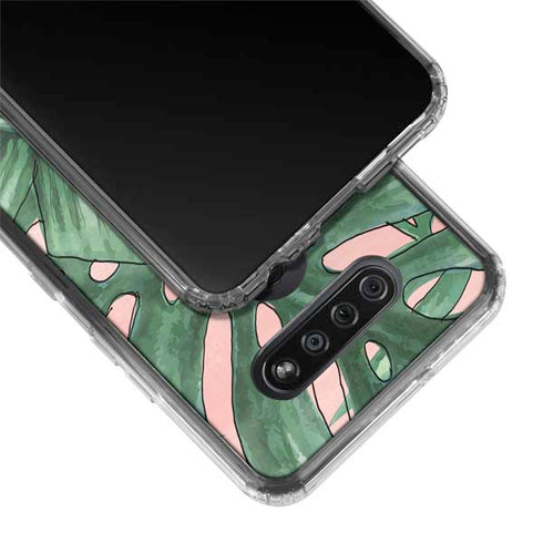 Spring Palm Leaves LG K51/Q51 Clear Case