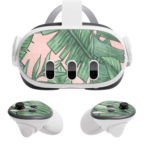 Spring Palm Leaves Meta Quest 3 Skin