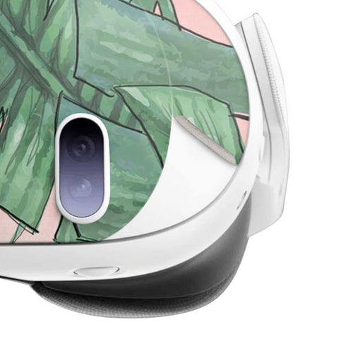 Spring Palm Leaves Meta Quest 3 Skin