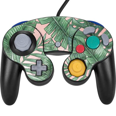 Spring Palm Leaves Nintendo GameCube Controller Skin