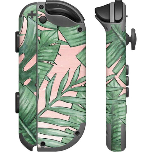 Spring Palm Leaves Nintendo Joy-Con (L/R) Controller Skin