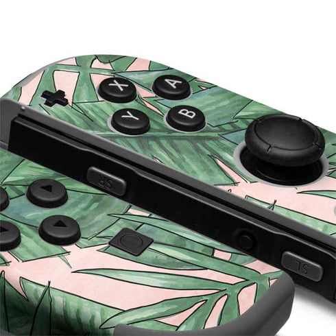 Spring Palm Leaves Nintendo Joy-Con (L/R) Controller Skin