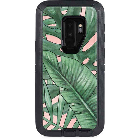 Spring Palm Leaves Otterbox Defender Galaxy Skin