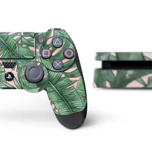 Spring Palm Leaves PS4 Slim Bundle Skin