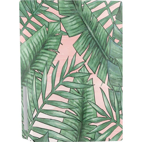 Spring Palm Leaves PS5 Console Skin