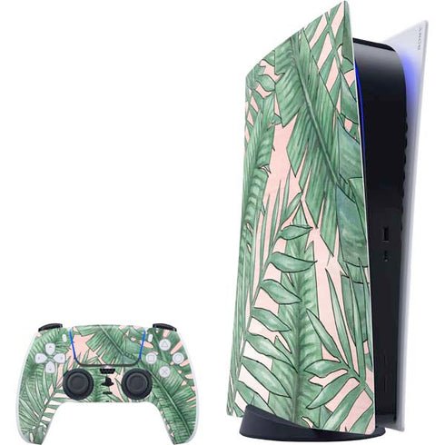Spring Palm Leaves PS5 Digital Edition Bundle Skin