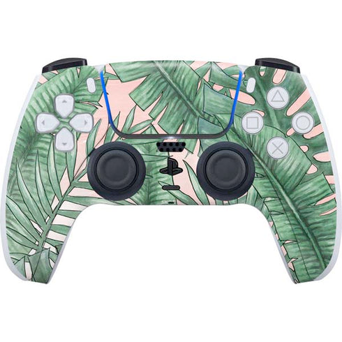 Spring Palm Leaves PS5 Controller Skin