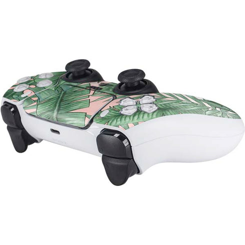 Spring Palm Leaves PS5 Controller Skin