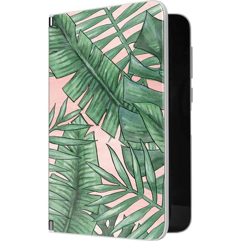 Spring Palm Leaves Surface Duo Skin