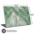 Spring Palm Leaves Universal Laptop 18in (14.6 x 10.6in) Skin